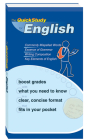 English - Grammar, Writing, Style & Misspelled Words: A Quickstudy Reference Tool By Barcharts Inc Cover Image