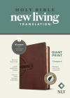 NLT Compact Giant Print Bible, Filament-Enabled Edition (Red Letter, Leatherlike, Mahogany Celtic Cross, Indexed) By Tyndale (Created by) Cover Image
