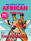African Animals Coloring Book for 8-15 years Cover Image
