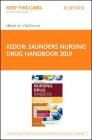 Saunders Nursing Drug Handbook 2019 Elsevier eBook on Vitalsource (Retail Access Card) Cover Image