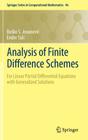Analysis of Finite Difference Schemes: For Linear Partial Differential Equations with Generalized Solutions By Bosko S. Jovanovic, Endre Süli Cover Image