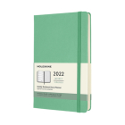 Moleskine 2022 Weekly Planner, 12M, Large, Ice Green, Hard Cover (5 x 8.25) By Moleskine Cover Image