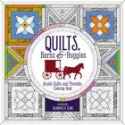 Quilts, Barns and Buggies Adult Coloring Book: Amish Quilts and Proverbs Coloring Book (Coloring Faith) By Zondervan Cover Image