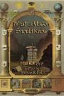 What A Mason Should Know By Michael R. Poll (Editor), Hal Riviere Cover Image
