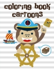 Coloring Book Cartoons: Mind Relaxation Everyday Tools from Pets and Wildlife Images for Adults to Relief Stress, ages 7-9 By J. K. Mimo Cover Image