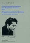 Perspektiven Politischen Denkens: Zum 100. Geburtstag Von Hannah Arendt (Hannah Arendt-Studien / Hannah Arendt Studies #4) By Antonia Grunenberg (Editor), Waltraud Meints (Editor), Oliver Bruns (Editor) Cover Image
