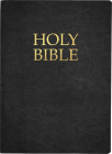 Kjver Holy Bible, Large Print, Black Genuine Leather, Thumb Index: (King James Version Easy Read, Red Letter, Premium Cowhide) Cover Image