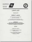 Light List, 2014, V. 7, Great Lakes, Great Lakes and the St. Lawrence River Above the St. Regis River Cover Image