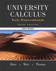 University Calculus, Early Transcendentals, Single Variable Plus Mylab Math -- Access Card Package [With Access Code] Cover Image