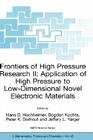 Frontiers of High Pressure Research II: Application of High Pressure to Low-Dimensional Novel Electronic Materials (NATO Science Series II: Mathematics #48) Cover Image