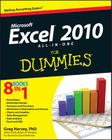 Excel 2010 All-in-One For Dummies Cover Image