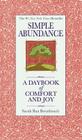 Simple Abundance: A Daybook of Comfort of Joy By Sarah Ban Breathnach Cover Image