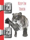 Keep in Touch: Baby Tiger College Ruled Composition Writing Notebook Cover Image