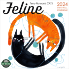 Feline 2024 Mini Wall Calendar: Terry Runyan's Cats By Amber Lotus Publishing (Created by) Cover Image