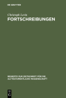 Fortschreibungen By Christoph Levin Cover Image