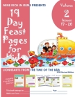 19 Day Feast Pages for Kids Volume 2 / Book 5: Early Bahá'í History - Lionhearts from the Time of the Báb (Issues 17 - 20) Cover Image