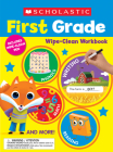 Scholastic First Grade Wipe-Clean Workbook Cover Image
