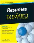 Resumes for Dummies By Laura DeCarlo Cover Image
