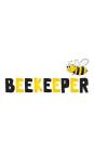 Beekeeper: Beekeeper Notebook - Funny Bee Keeper Doodle Diary Book Gift Idea For Bees Lover Who Loves Honey And Beekeeping! For B By Beekeeper Beekeeper Cover Image
