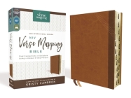 Niv, Verse Mapping Bible, Leathersoft, Brown, Thumb Indexed, Comfort Print: Find Connections in Scripture Using a Unique 5-Step Process By Kristy Cambron (Editor), Zondervan Cover Image