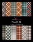 Plaid 02: Scrapbooking, Design and Craft Paper, 40 sheets, 12 designs, size 8.5 