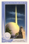 Vintage Journal Greetings from New York World's Fair, Trylon and Perisphere Cover Image