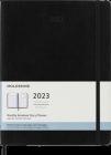 Moleskine 2023 Monthly Planner, 12M, Extra Large, Black, Hard Cover (7.5 x 10) Cover Image