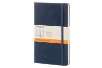 Moleskine Classic Notebook, Large, Ruled, Sapphire Blue, Hard Cover (5 x 8.25) Cover Image