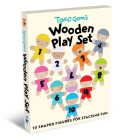 Taro Gomi's Wooden Play Set: 10 Shaped Figures for Stacking Fun By Taro Gomi Cover Image