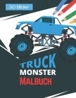 Monster Truck Malbuch: Fun-Aktivität Fahrzeuge Buchen Mit Grossen Lastwagen für Jungen und Mädchen im Alter von 4-8 Jahren By Colorari de Cover Image