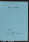 The Air Is Blue By Hans Ulrich Obrist (Editor), Pedro Reyes (Editor) Cover Image