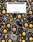 Graph Paper Notebook: Emoji; 4 squares per inch; 100 sheets/200 pages; 8