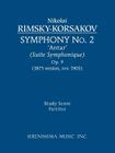 Symphony No. 2 'Antar', Op.9: Study score By Nikolai Rimsky-Korsakov (Composer) Cover Image