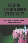 How To Grow Flower Effectively?: Getting Started With Snapdragons: How To Start Annual Flower Seeds By Elliot Vanmaanen Cover Image