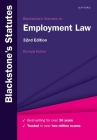 Blackstone's Statutes on Employment Law Cover Image