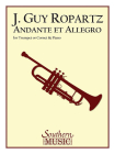 Andante and Allegro: Trumpet By J. Guy Ropartz (Composer), Albert Andraud (Other) Cover Image