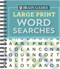 Brain Games - Large Print Word Searches (Teal) Cover Image