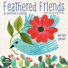 Feathered Friends 2024 Mini Wall Calendar: Watercolor Bird Illustrations by Geninne Zlatkis By Amber Lotus Publishing (Created by) Cover Image