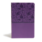 KJV Ultrathin Reference Bible, Purple LeatherTouch Cover Image