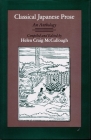 Classical Japanese Prose: An Anthology By Helen Craig McCullough (Editor) Cover Image