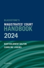 Blackstone's Magistrates' Court Handbook 2024 Cover Image