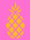 4 x 4 Graph Paper Notebook: Pineapple Cover Image