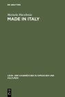 Made in Italy: Profilo Dell´industria Italiana Di Successo By Manuela Macedonia, Klaus Pitter (Illustrator) Cover Image