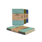 Moustachine Slim Greens and Blues Blank Passport By Moustachine (Designed by) Cover Image