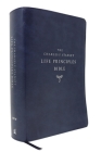 Niv, Charles F. Stanley Life Principles Bible, 2nd Edition, Leathersoft, Blue, Thumb Indexed, Comfort Print: Holy Bible, New International Version By Charles F. Stanley (Editor), Thomas Nelson Cover Image
