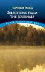 Selections from the Journals (Dover Thrift Editions) By Henry David Thoreau, Walter Harding (Editor) Cover Image