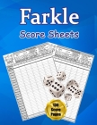Farkle Score Sheets: 130 Large Score Pads for Scorekeeping - Farkle Score Cards - Farkle Score Pads with Size 8.5 x 11 inches (Farkle Score Cover Image