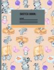 Sketchbook: Cat pattern Sketch paper for kids to draw, and sketch in .120 pages (8.5 x 11 Inch). By Creative Line Publishing Cover Image