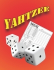 Yahtzee Score Book: Yahtzee Game Record Score Keeper Book, Size 8.5 x 11 Inch, 100 Pages Write in the player name and record dice thrown By Robert Gorman Cover Image