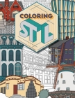 Coloring St. Louis: A Coloring Book for All Ages Cover Image